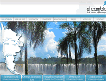 Tablet Screenshot of el-cambio.com